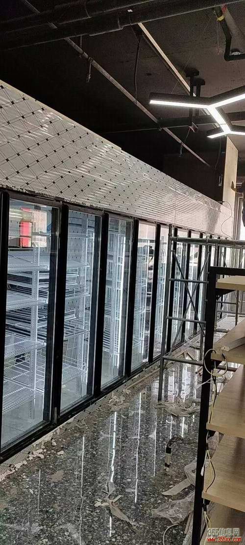 山东后补式冷库电加热玻璃门展示冷库供应
