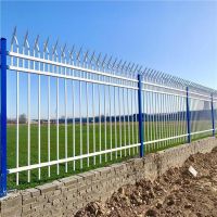 三亚景区外墙铁围栏厂家 庭院花园围墙栅栏 镀锌管喷塑围栏