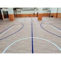 重庆枫木纹PVC运动地板案例 塑胶地板生产厂家