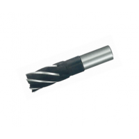 硬质合金焊接螺旋立铣刀削平型直柄莫氏圆锥MW2